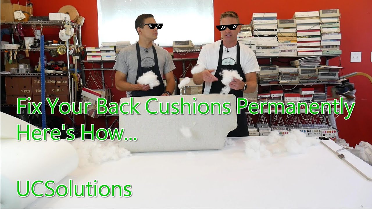 Back Cushion Replacement - Couch Cushions and Chair Cushions with Upholstery Foam