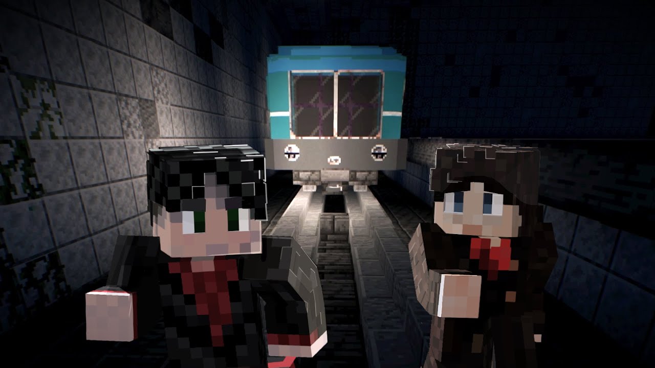МЫ НЕ ОДНИ В ЭТОМ МЕТРО (Серия-2) страшилки Minecraft