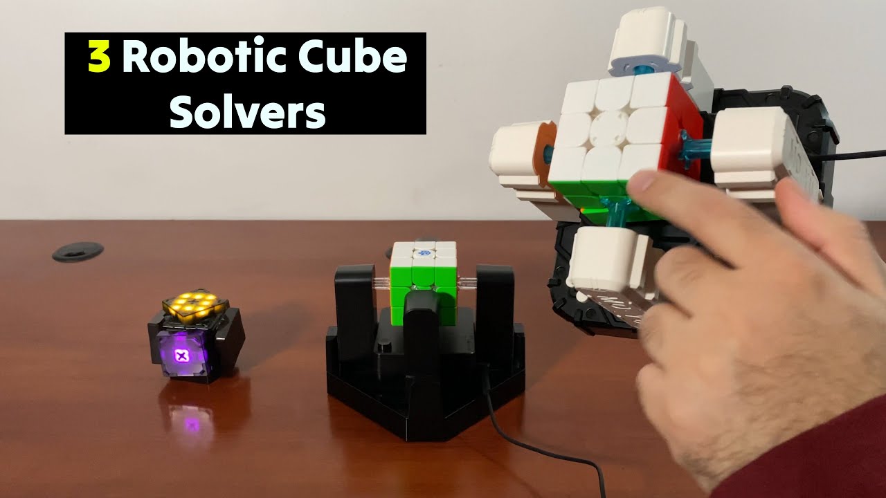 3 Cool Rubik's Cube Solver Robots Compared 💛 Gadgetify