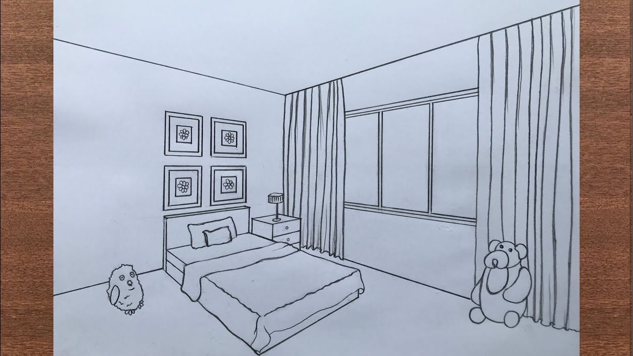 How to Draw a Room in 2-Point Perspective Step by Step for Beginners