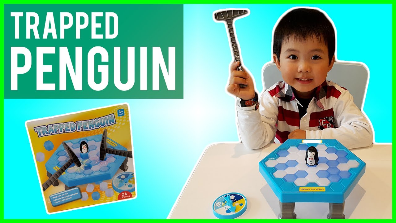 Penguin Trap unboxing and playing - Family Fun Game
