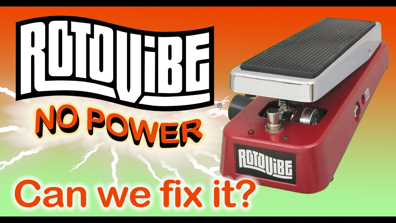 Rotovibe JD4S pedal no power.  Can we fix it?