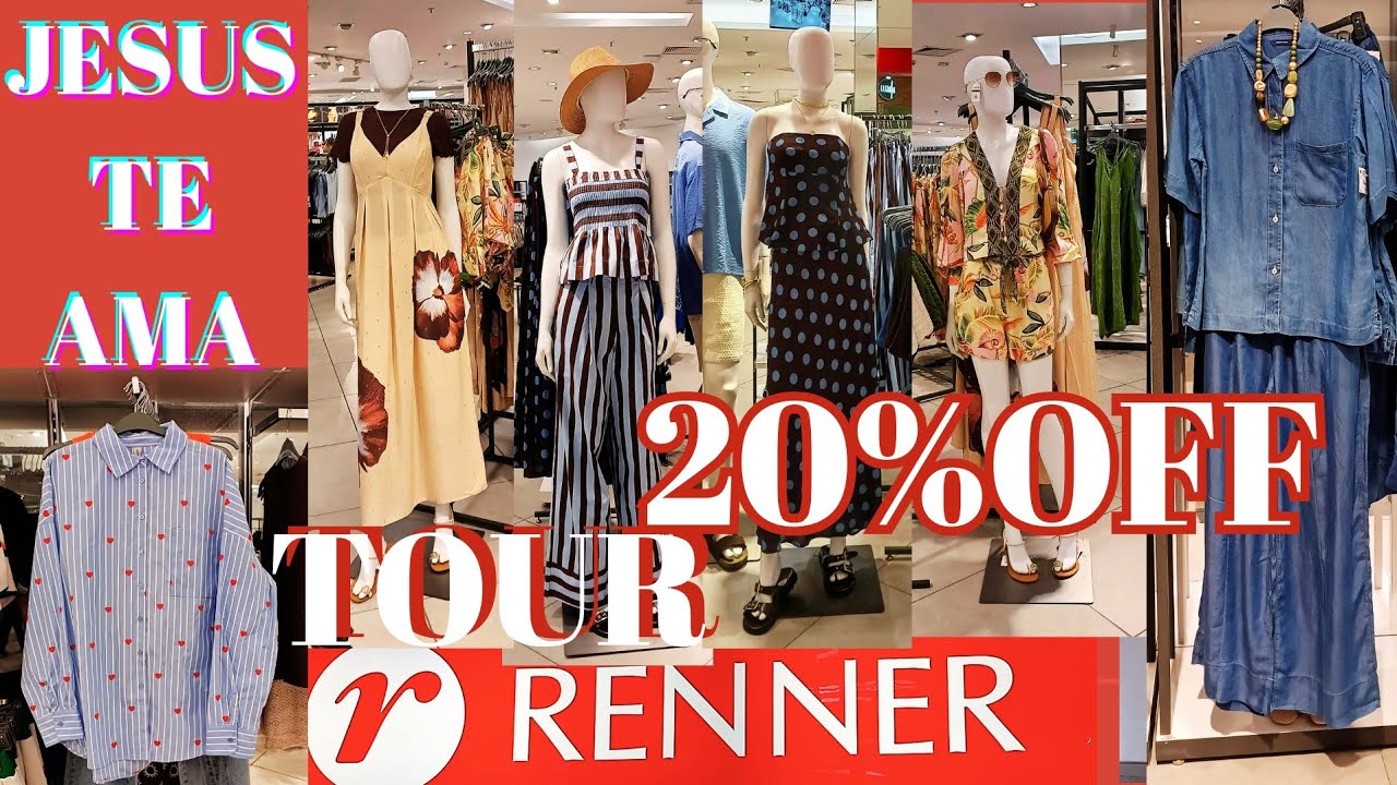 TOUR NA RENNER NOVIDADES 20%OFF NAS COMPRAS ACIMA DE 199 CUPOM ROSOARES #tour #renner 