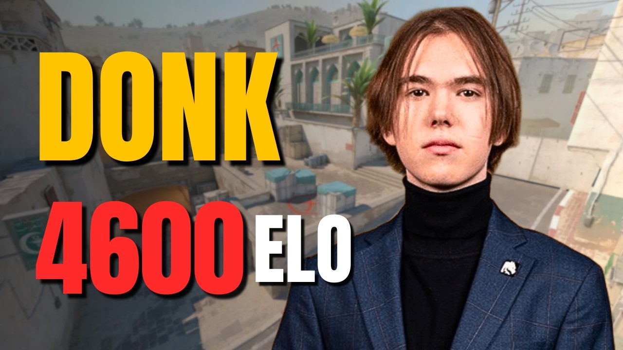 donk carries in 4600 ELO FACEIT | donk POV with COMMs (Dust 2)