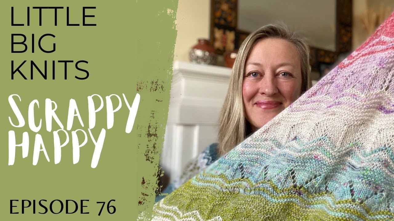 Episode 76 - The Joy of Scrappy Knitting Projects, lots of cast ons, a snowshoeing vlog!