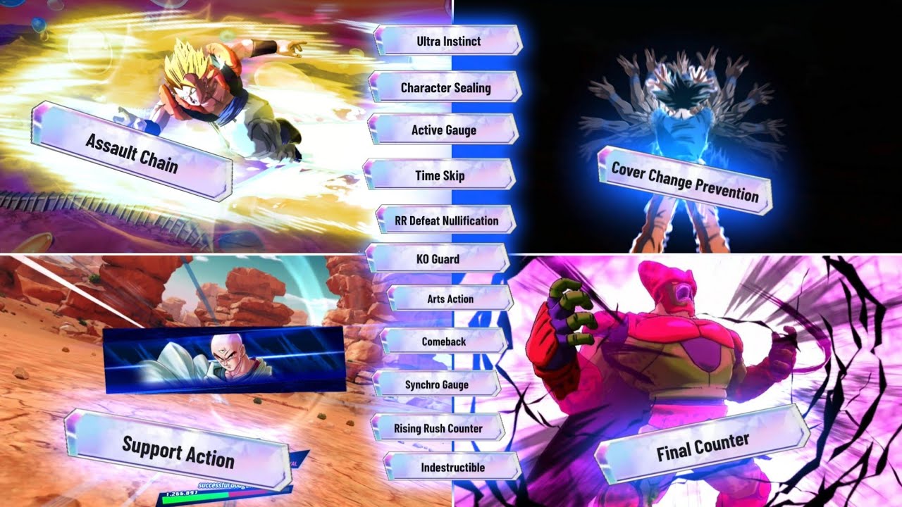 All the Unique Mechanics in Legends!!-Dragon Ball Legends
