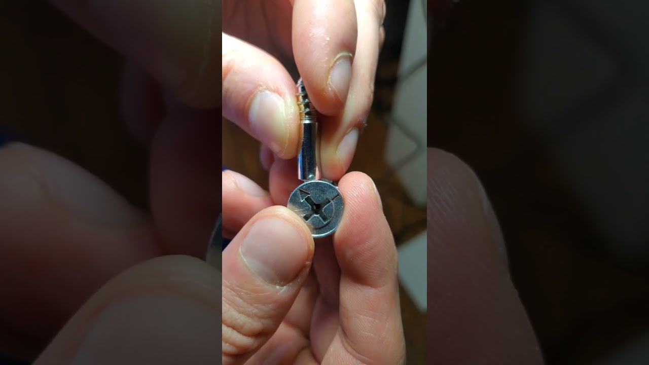 How To Remove a Cam Lock #engineer #science #physics #mechanical #tools #furniture #work #hammer