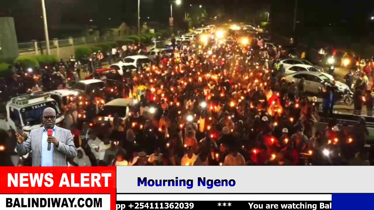 Watch how Kalenjin artists mourned Johana Ngeno at night just hours to his burial!🔥
