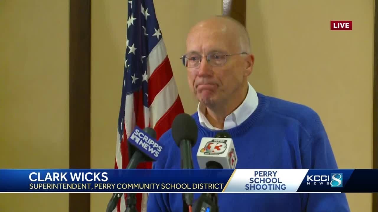 Perry school, city leaders hold news conference Friday after deadly shooting