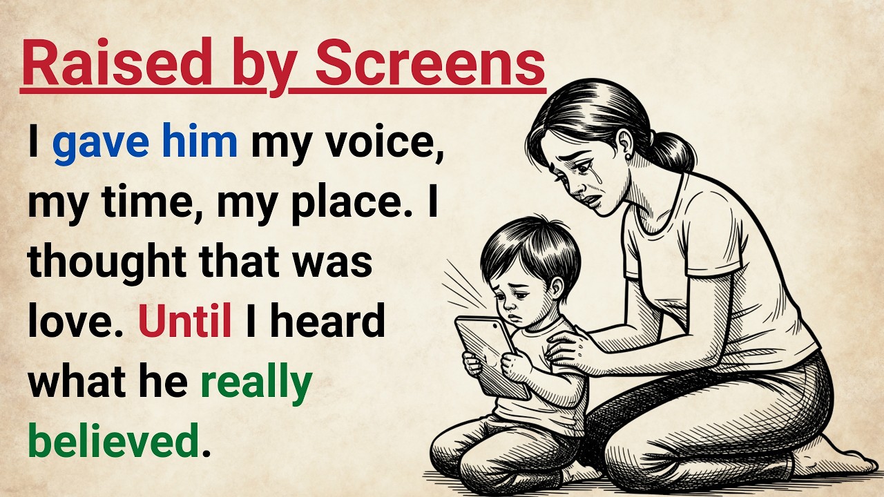Learn English With Story 🔥 Raised by Screens | Level 3 English Listening & Speaking Practice