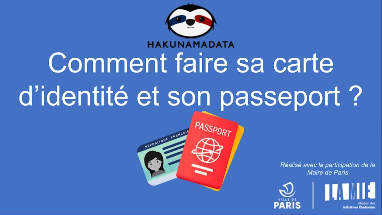 [TUTO] COMMENT FAIRE SA CARTE D'IDENTITÉ ET SON PASSEPORT ?