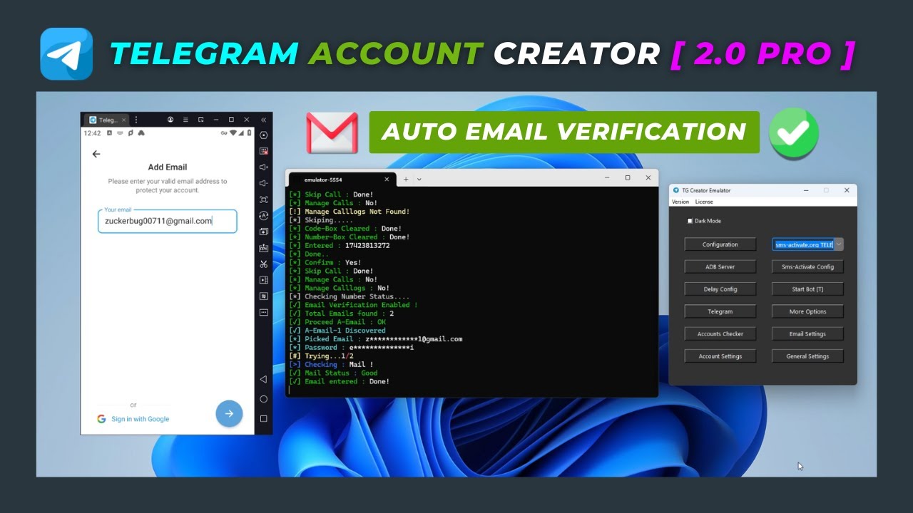 Telegram Registration with Email Verification Support ✅ (2025 Edition 😱)  No Manual Work 😍