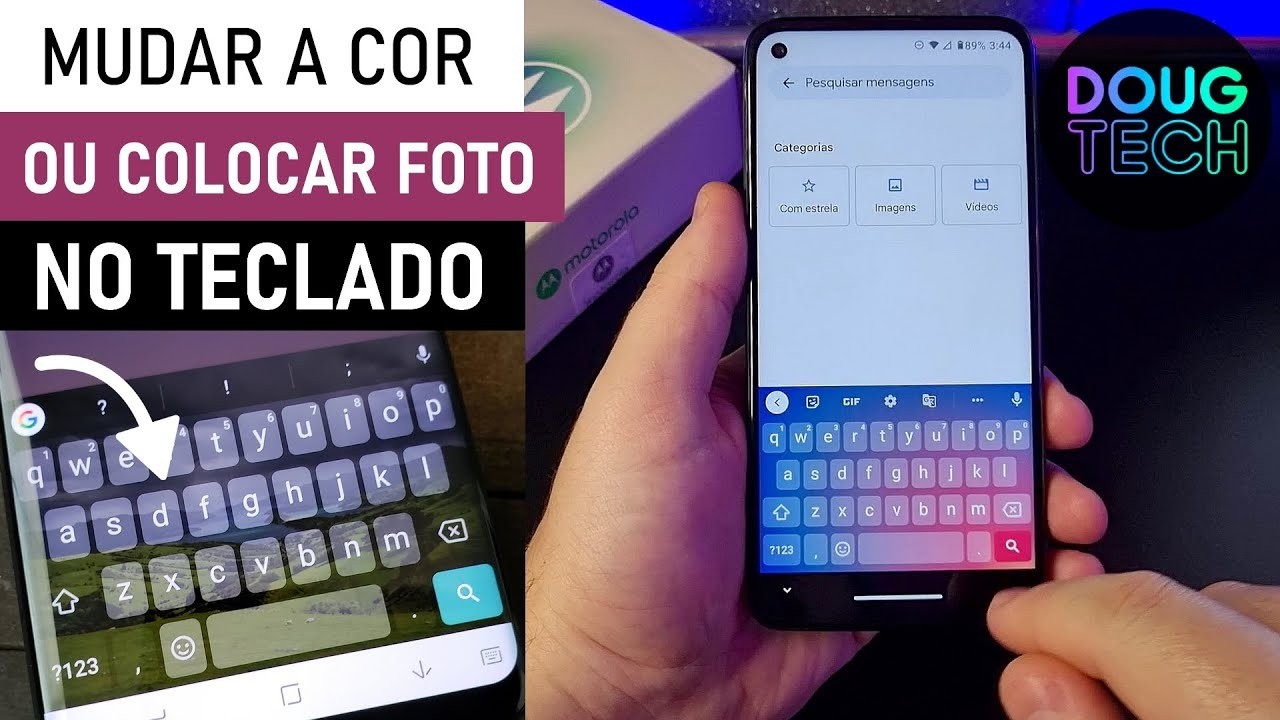 Como Personalizar o TECLADO no Motorola