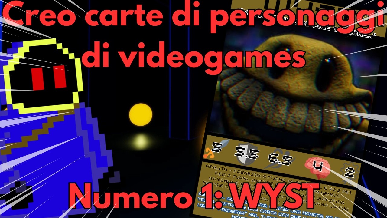 CREO CARTE GIOCABILI DI PERSONAGGI DI VIDEOGIOCHI!! Pt.1