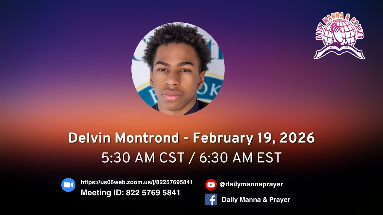 Daily Manna & Prayer February 19, 2026