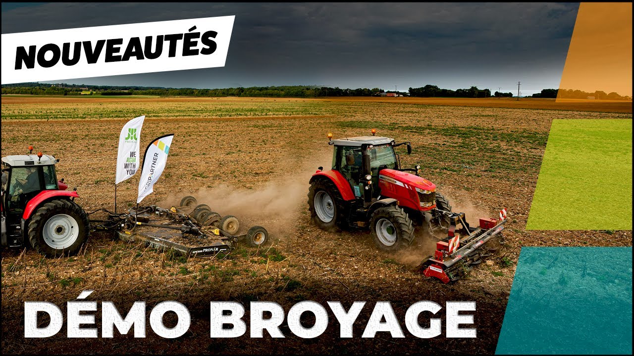 [DEMO] Broyeur grande largeur et rouleau FACA by Agripartner