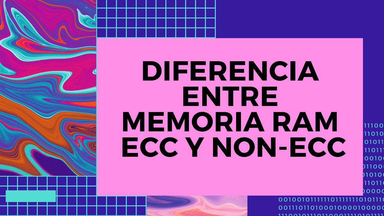 🖥️ *** Diferencia entre Memoria Ram ECC y Non-ECC *** 🖱️