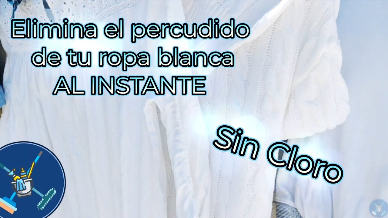 Elimina el percudido de tu ropa blanca AL INSTANTE| Sin cloro 