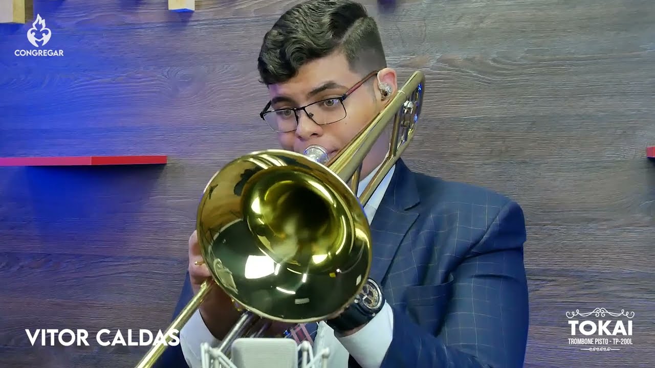 HINO 74 - CCB - Vamos produzir frutos de louvor | Trombone TOKAI | Vitor Caldas