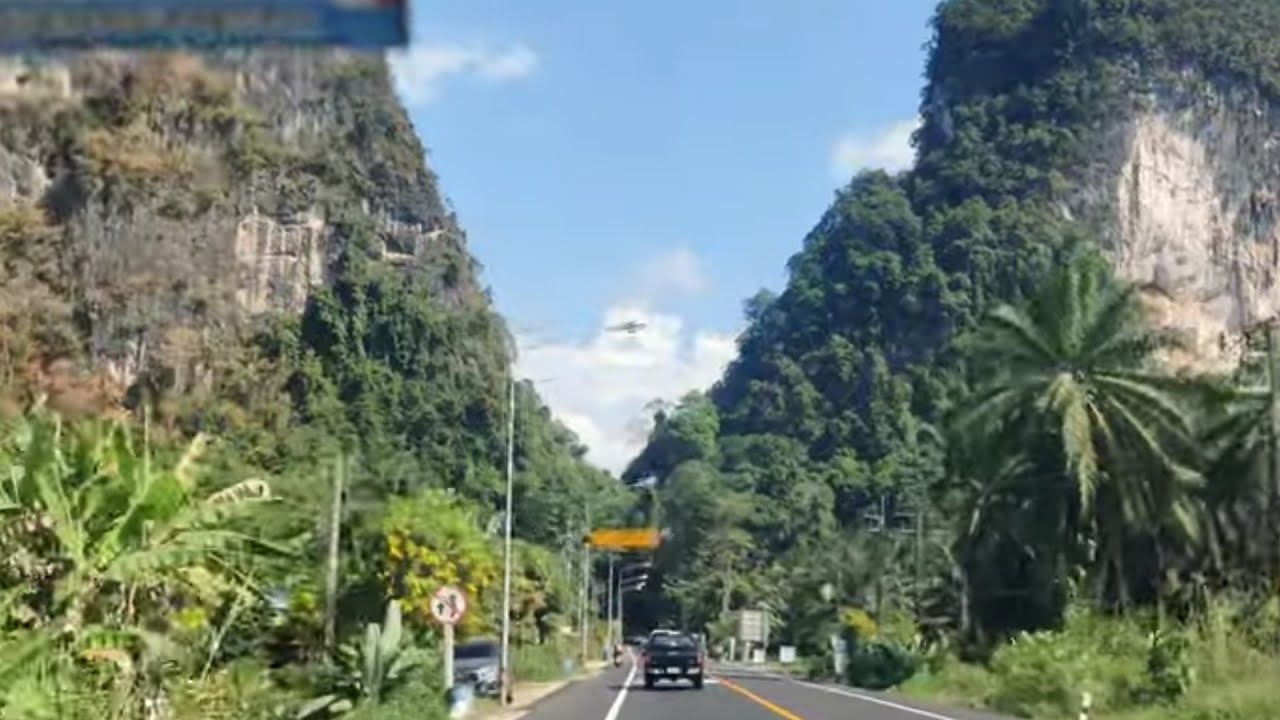 phuket to krabi road trip by self driving car....Jan 2025