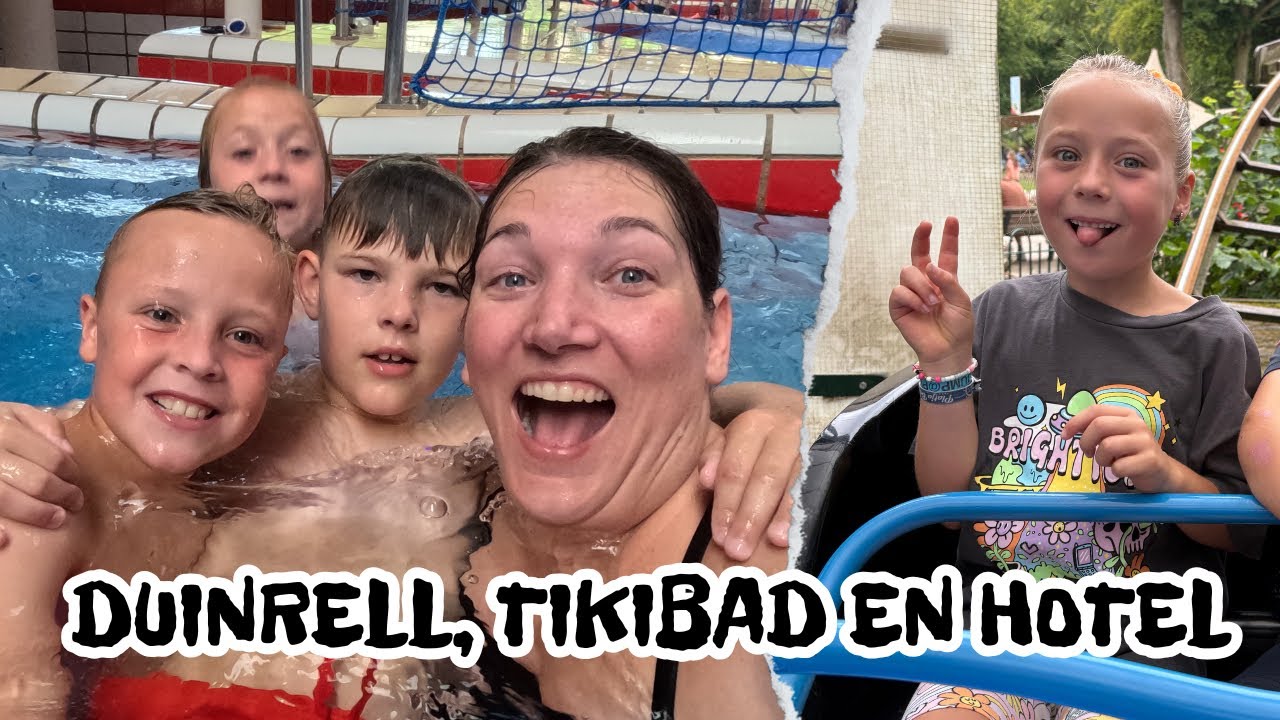 DUINRELL, TIKIBAD & HOTEL 😱😎 | de Biltse Bengels #50 duinrell #tikibad #zwemmen #zwembad #familie 