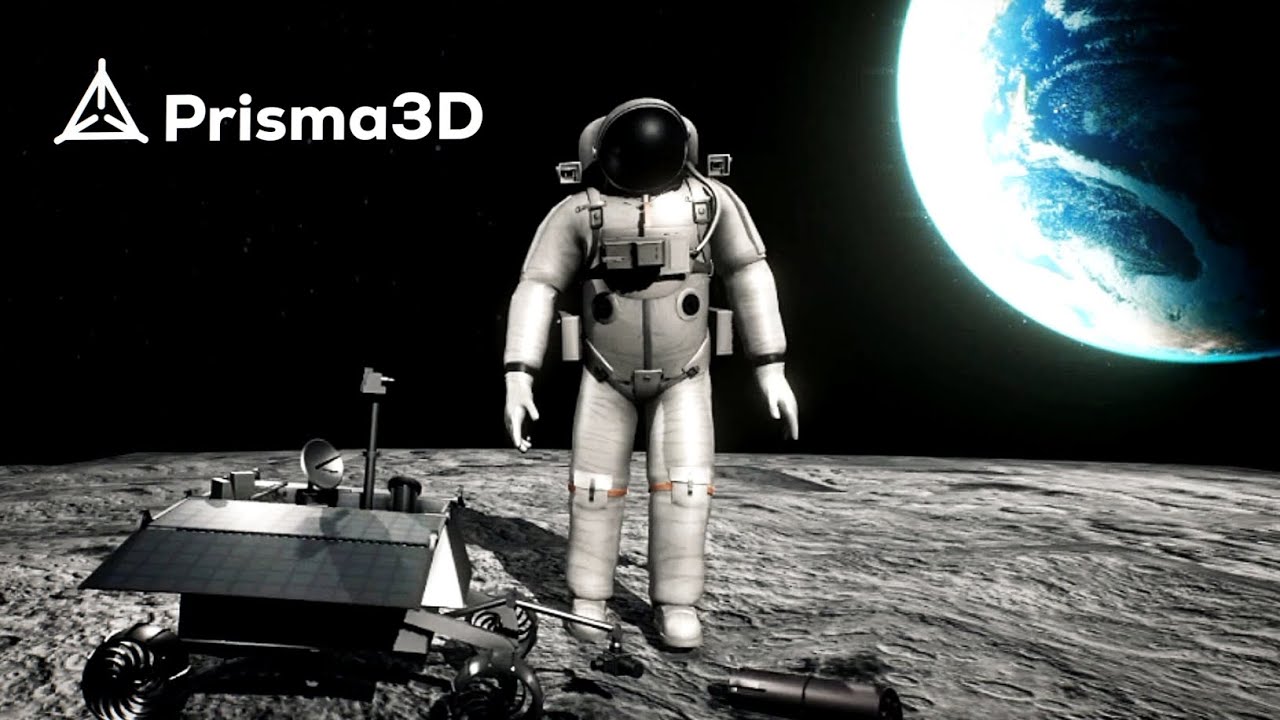 Moon Mission | Prisma 3D  SHORT-REALISTIC Animation  | Android