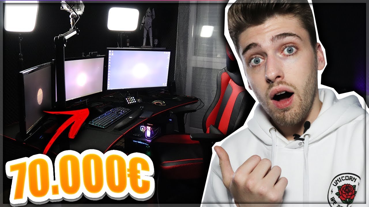 MON NOUVEAU SETUP ULTIME (2019) DE 70'000€ ?? 😱 (Bon les 70'000€ c'est du troll pour l'intro hein)