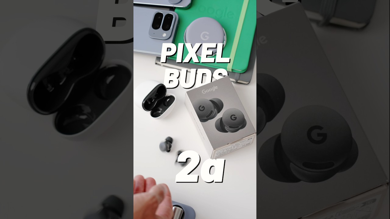 Распаковка наушников Google Pixel Buds 2a &mdash; чёрные