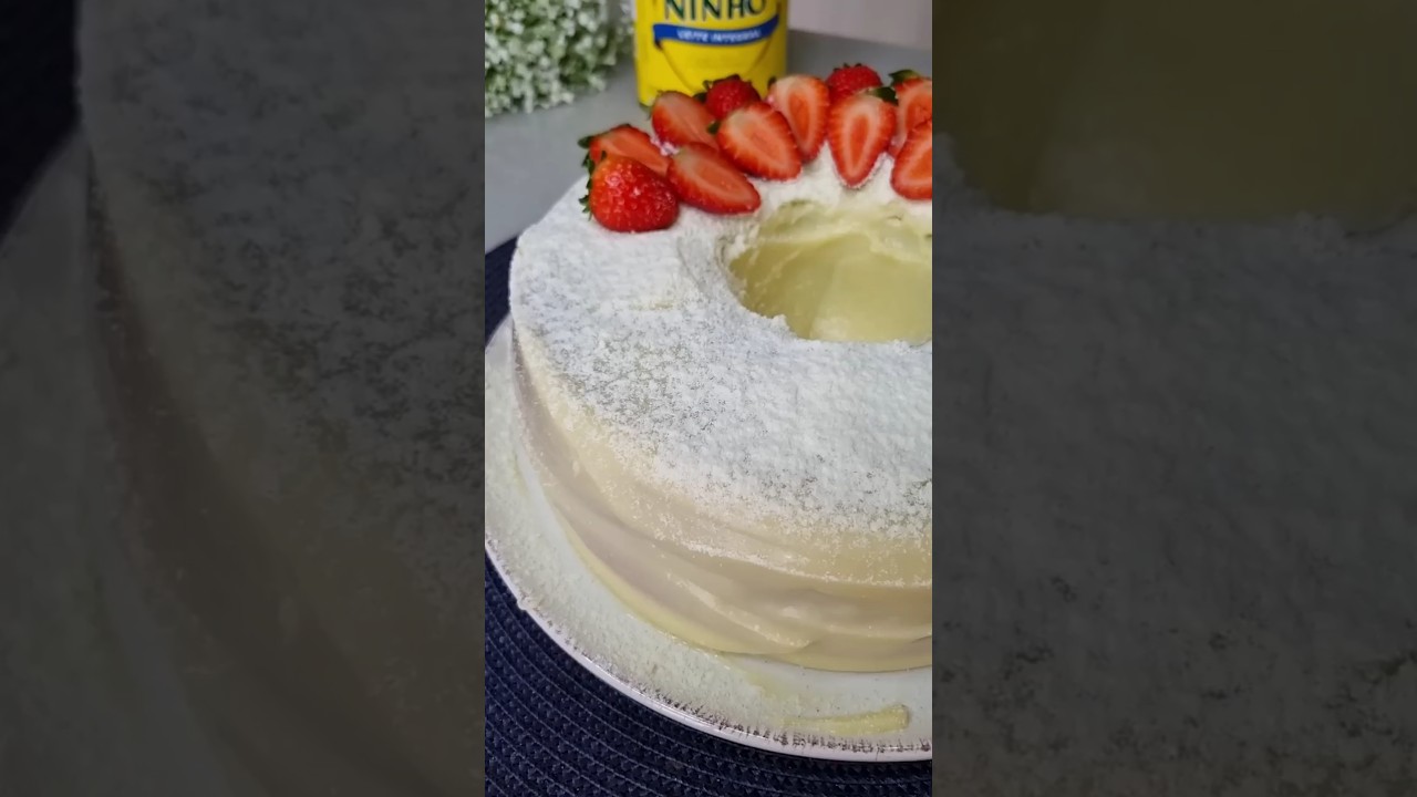 Bolo Caseiro de LEITE NINHO (ou leite em p&oacute;) | muito fofinho e PERFEITO!