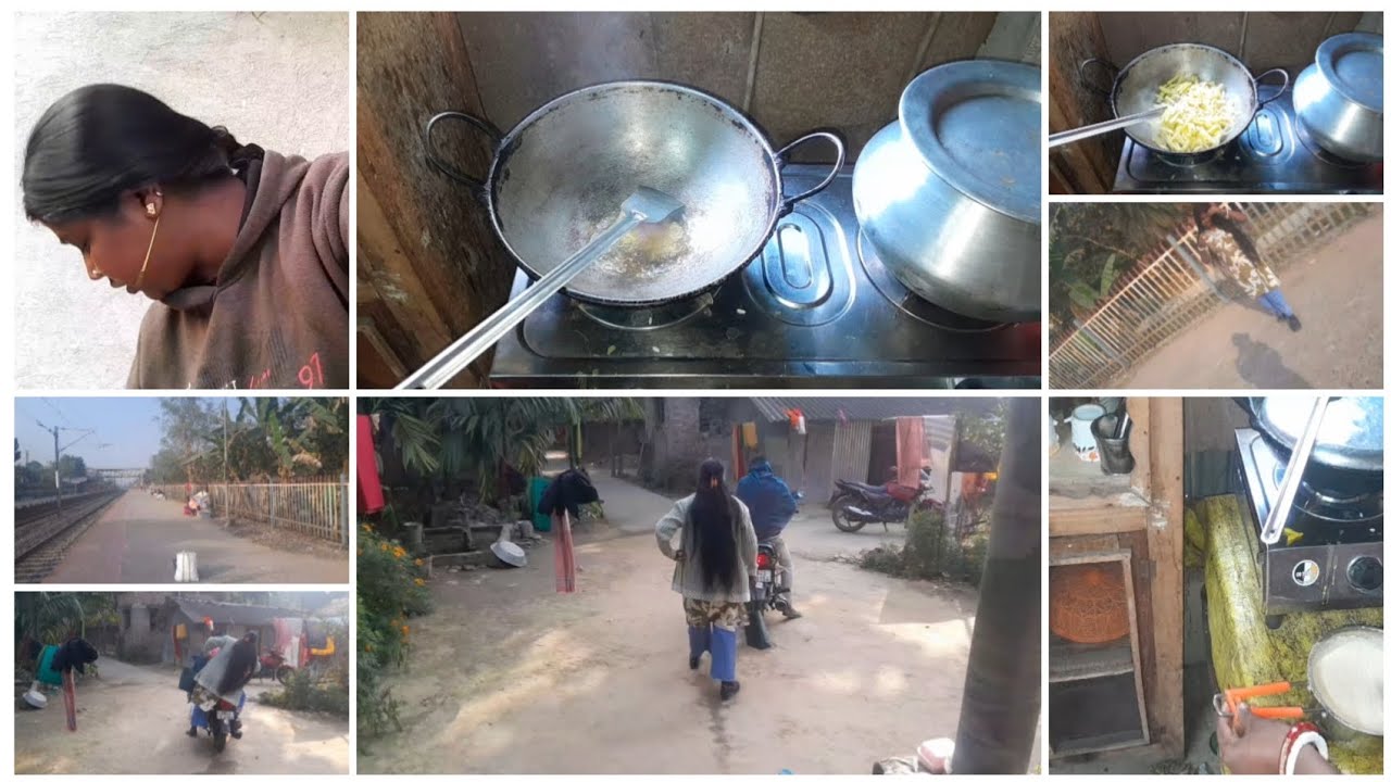 সকাল-সকাল আবারো ঘুম থেকে উঠে সংসারের সব কাজকর্ম করে এক জায়গায় বেরিয়ে গেলাম😍🌞🏡