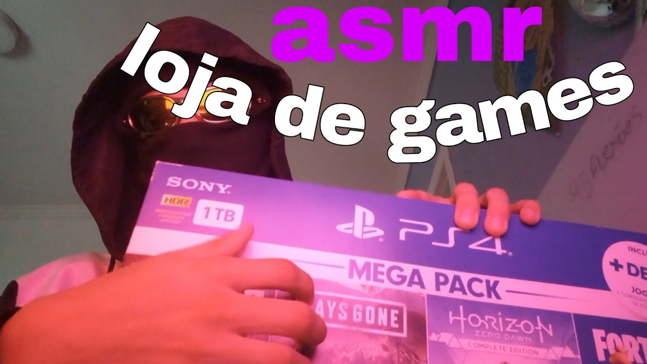 asmr LOJA DE GAMES!!! (roleplay)
