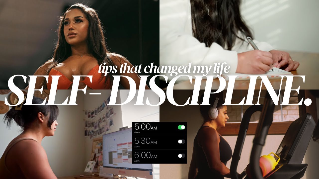 how to be more disciplined | tips +  techniques from a professional bodybuilder