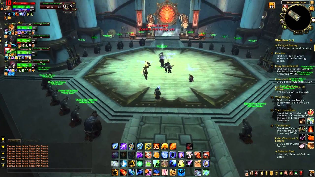 WoW MoP - Master Snowdrift Bossfight