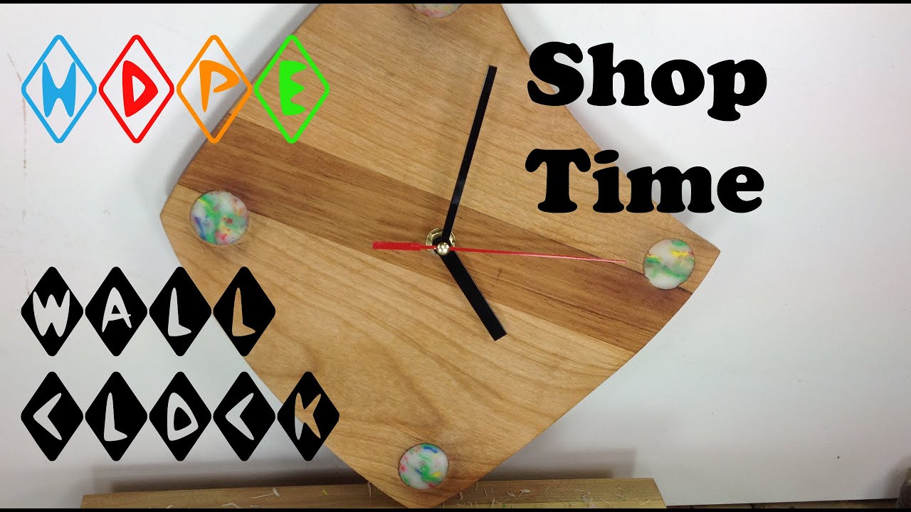 How To Make A Retro HDPE Wall Clock