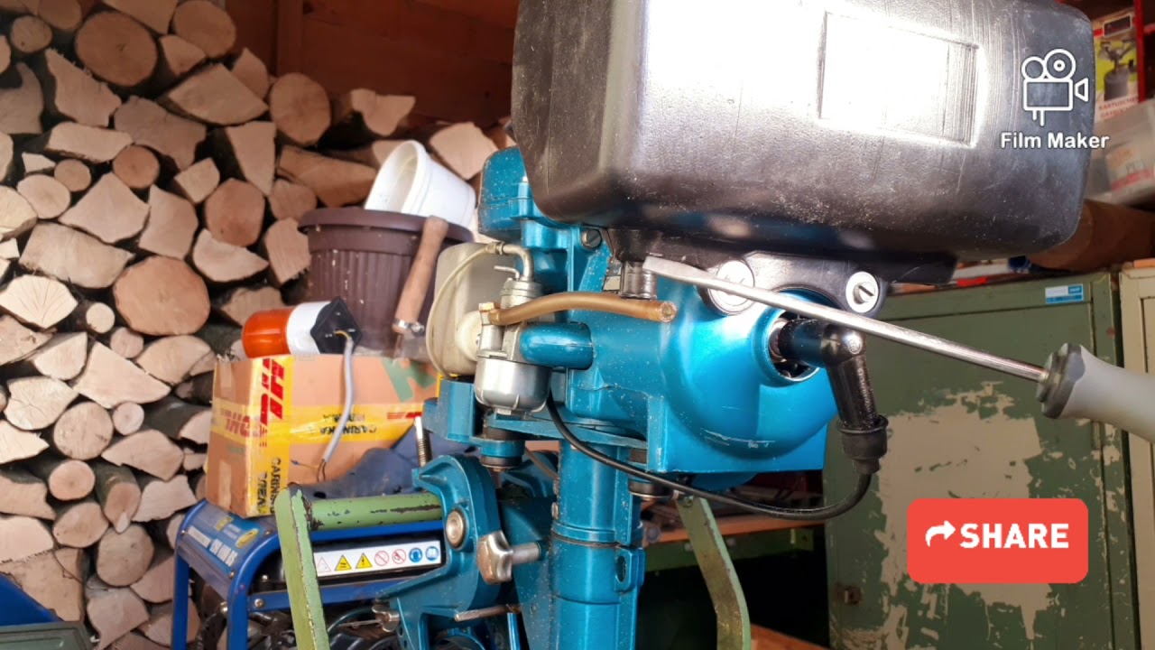 Vanbrodski motor -TOMOS 3-promjena rezervara i promjena ulja u peti.