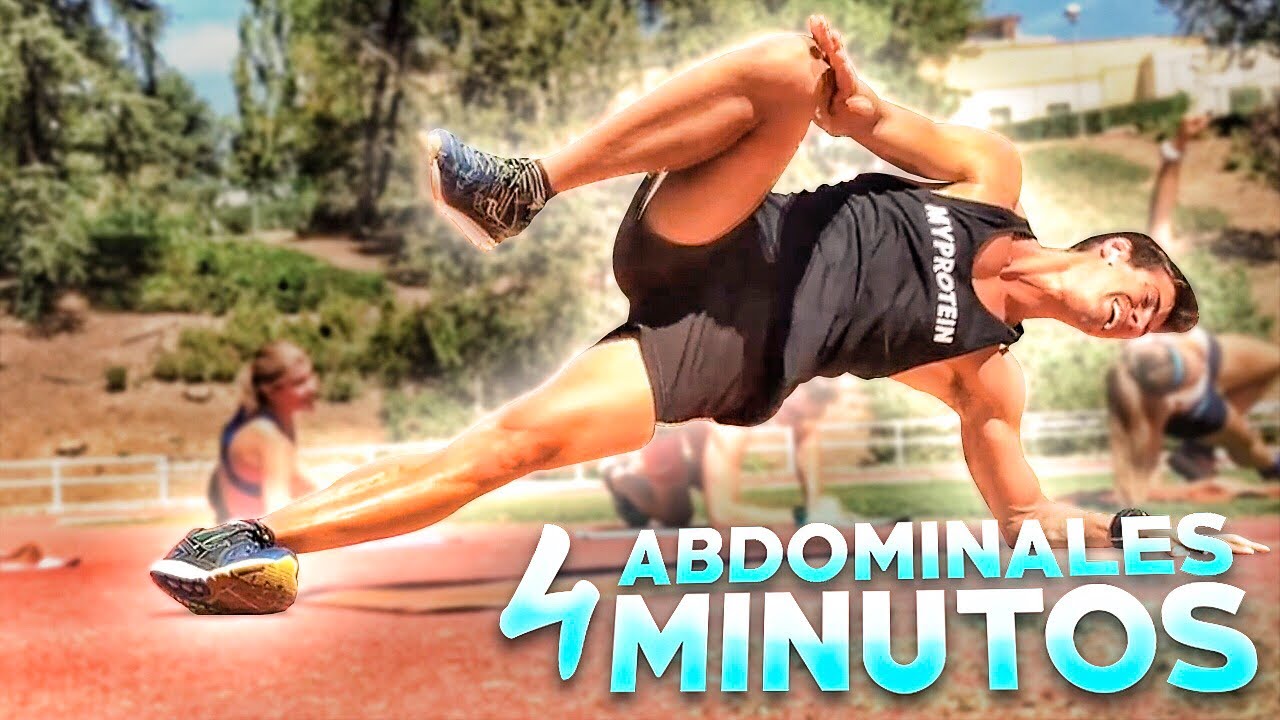 Rutina de ABDOMINALES en CASA 🍫 4 MINUTOS 💪 para hacer a diario 👌