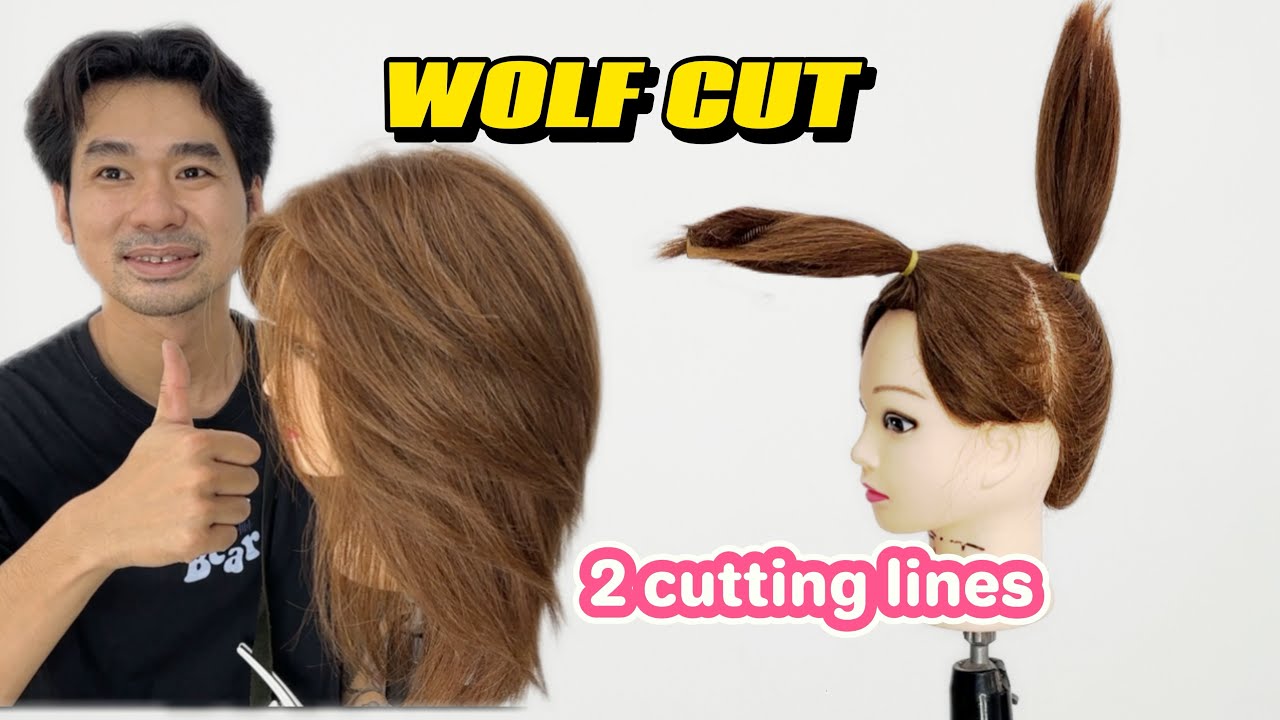How to a Perfect Wolf Cut | Easy to do by yourself | Hairdressing instructions | Hair Cut