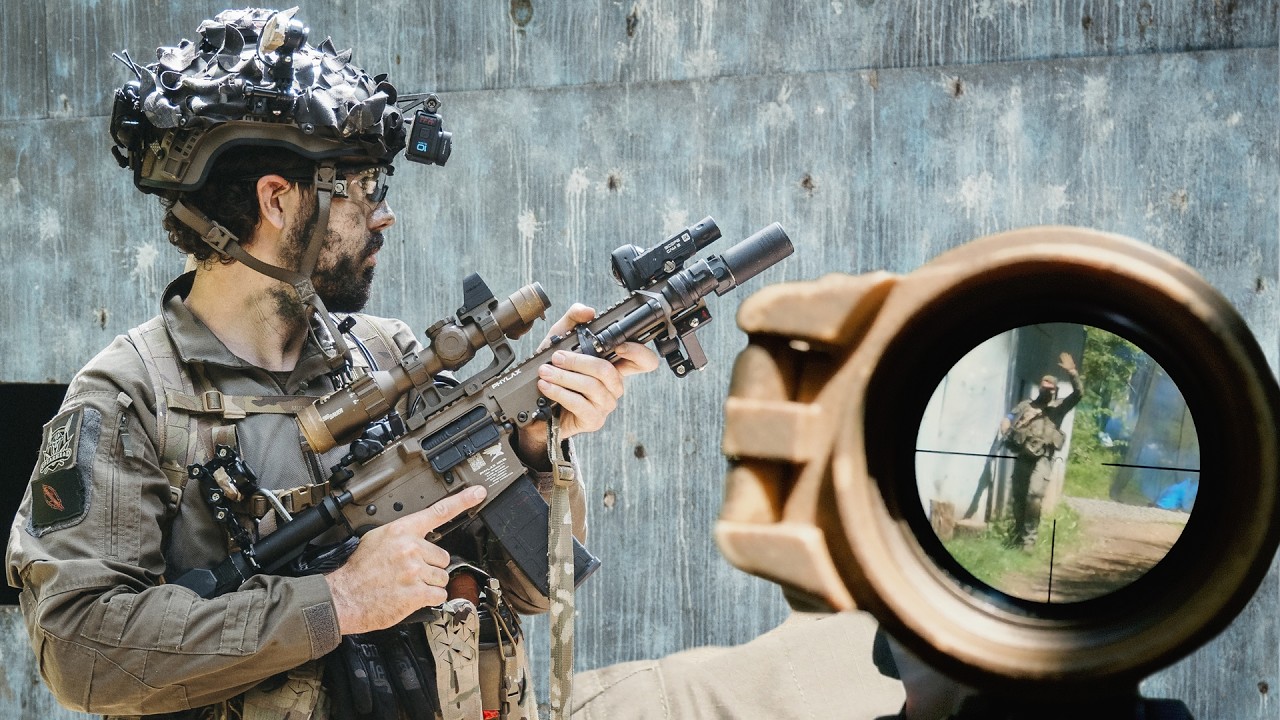 Playing Airsoft with the homies (new Camera angle) – Phylax MK16