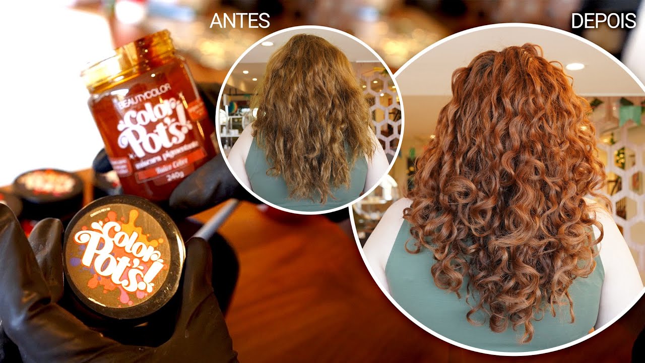 Usei Color Pot’s no meu cabelo! Ruivo cobre e ruivo valente BeautyColor