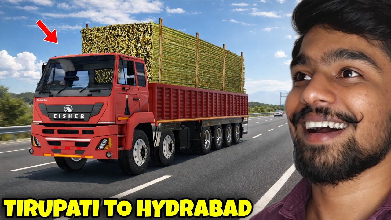 Heavy Bamboo Loaded Eicher Truck Challenge 😱 