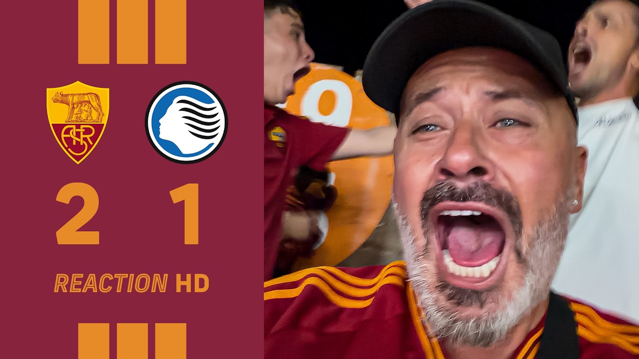 ROMA-ATALANTA 2-1: CI ABBIAMO CREDUTO FINO ALLA FINE! 🟡🔴 Live Reaction