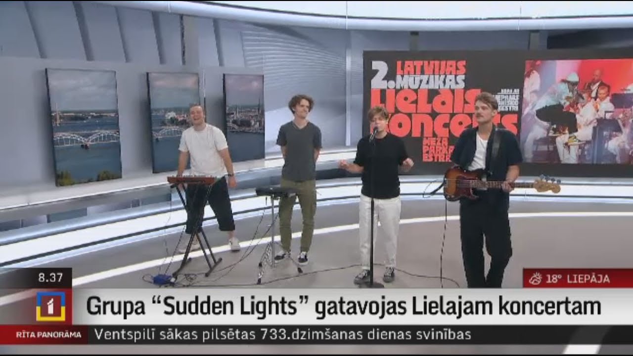 Grupa “Sudden Lights” gatavojas Lielajam koncertam