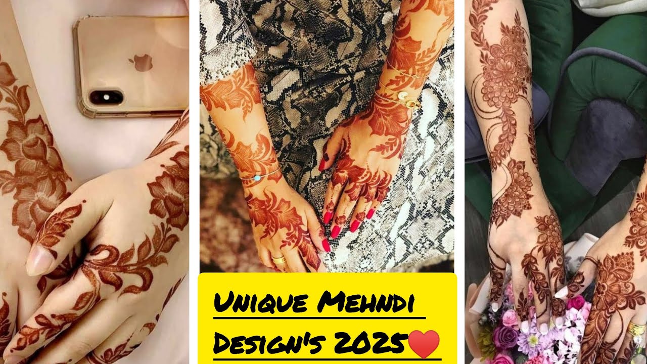 Unique Mehndi Design's 2025💞🌷🥰#trendingvideo#viralvideo#youtubevideo#growmyaccount#newthumbmehndi
