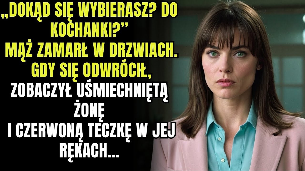 Dokąd się wybierasz  Mąż zamarł w progu  Gdy się odwrócił, zobaczył uśmiechniętą żonę…