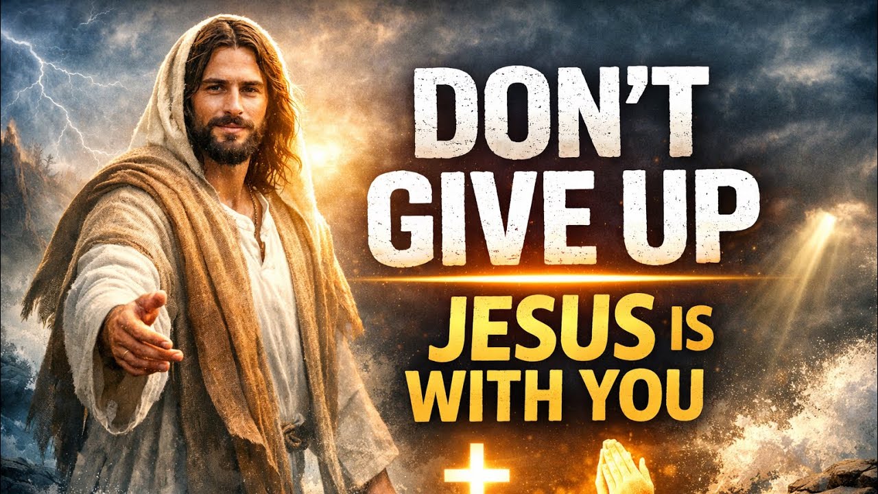 Don’t Give Up — Jesus Is With You