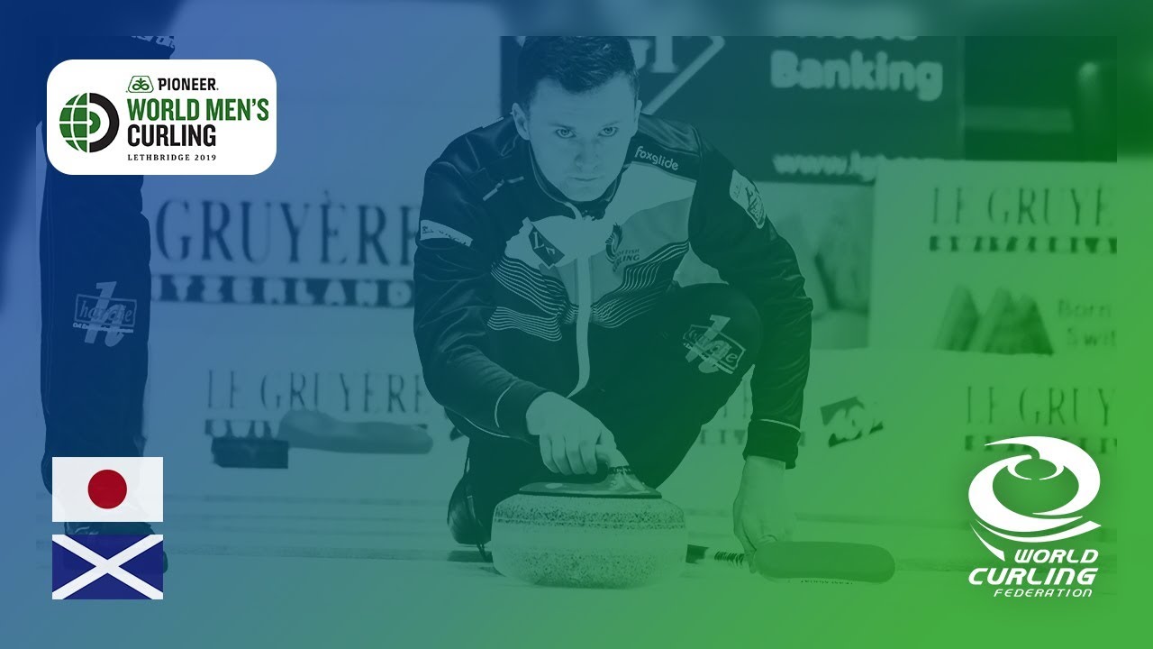 Japan v Scotland - round robin - Pioneer Hi-Bred World Men's Curling Championship 2019