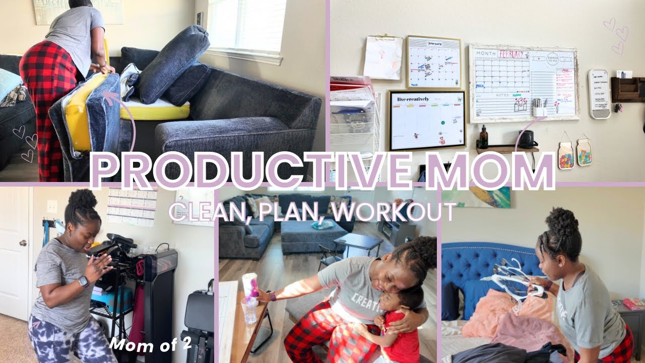 REALISTIC MONTHLY RESET | PRODUCTIVE MOM OF 2 | CLEAN, PLAN & WORKOUT