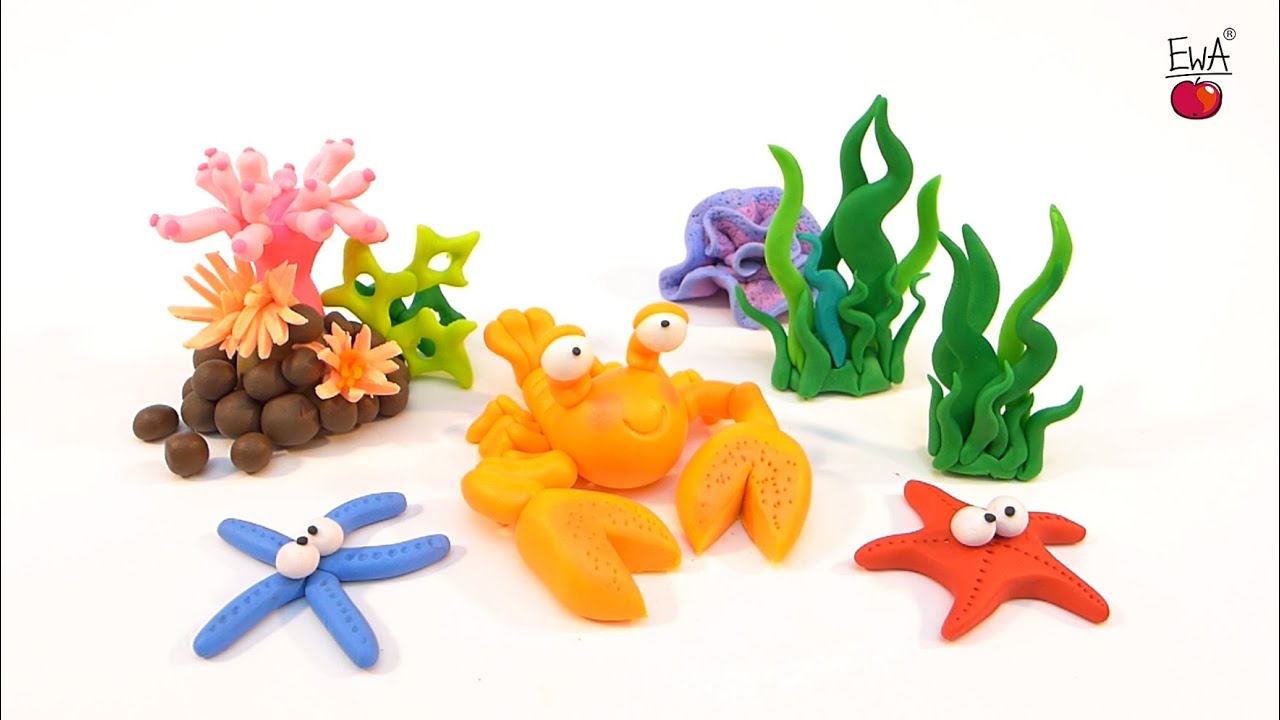 LET'S CLAY! Lobster - Homar - tutorial COLLAB WITH ANASTAZJA FAITH