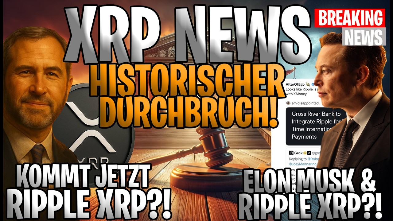 XRP NEWS 💥HISTORISCHER Durchbruch?! Kommt jetzt Ripple XRP?! 😳 X Money & XRP?! 💰