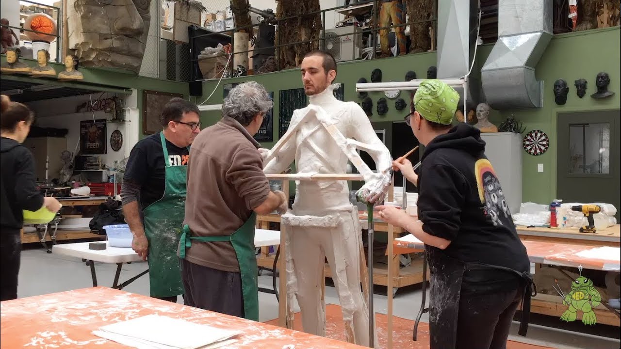 NEKROTRONIC - Life-Cast and Body-Cast process - Timelapse